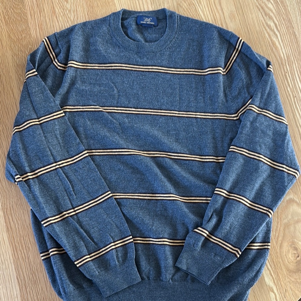Blue Striped Sweater